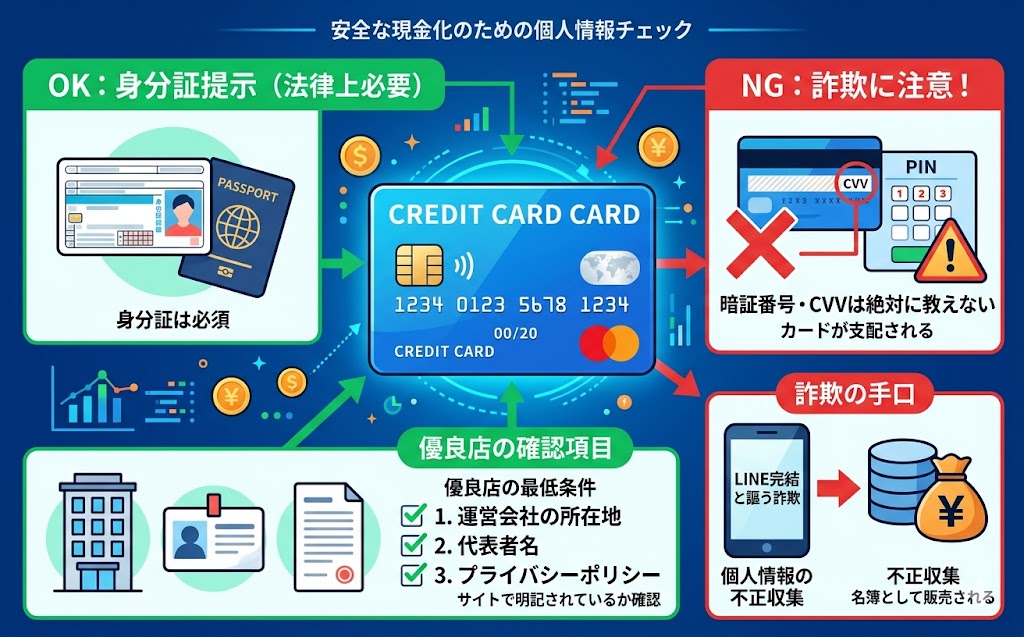 個人情報の要求範囲をチェックのインフォグラフィック