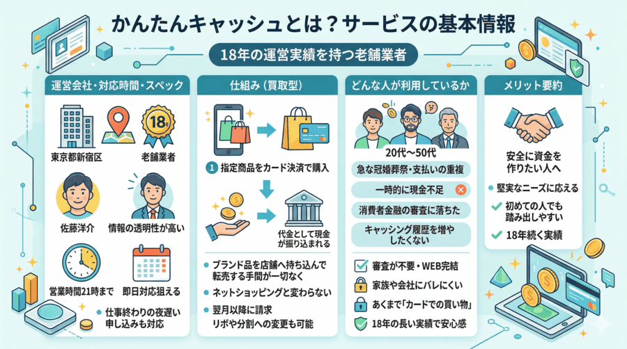 かんたんキャッシュとは？サービスの基本情報