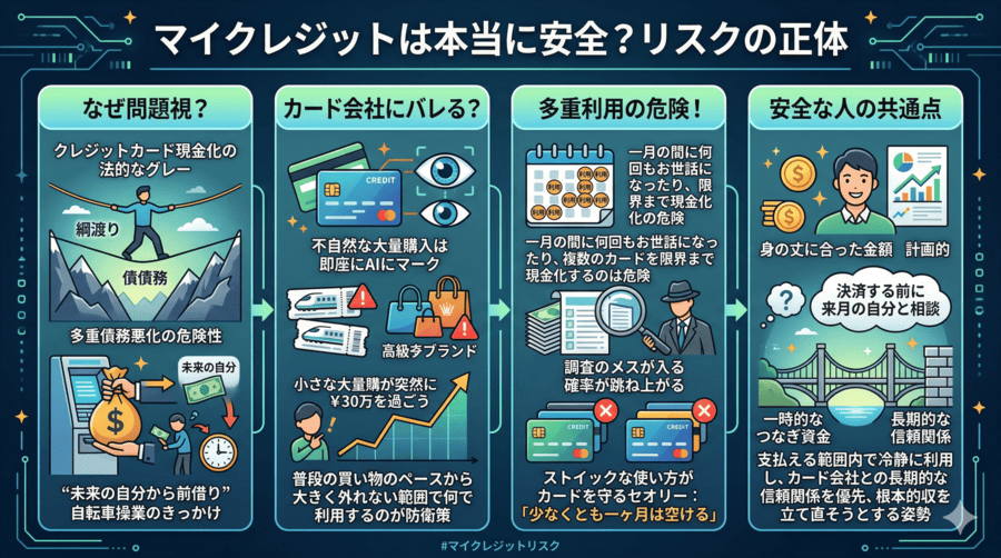 マイクレジットは本当に安全？リスクの正体